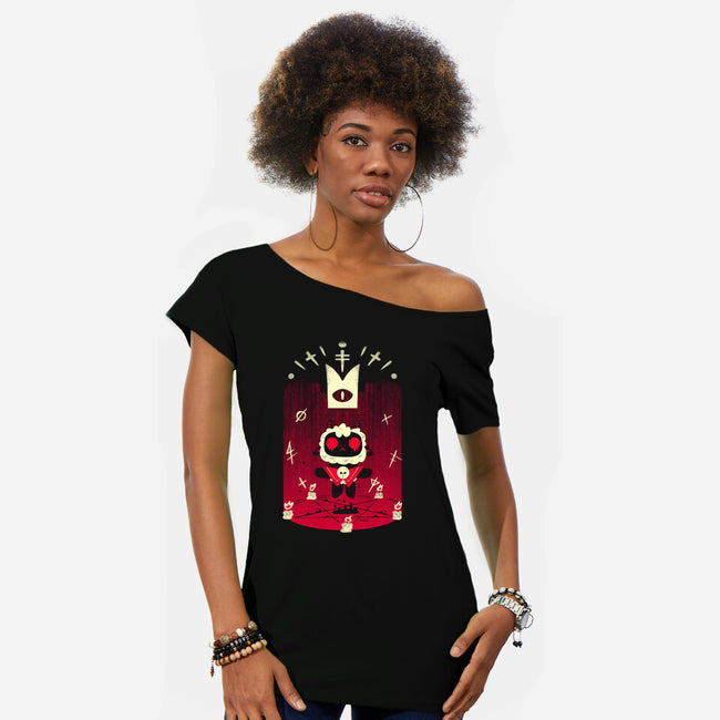 The Chosen-Womens-Off Shoulder-Tee-Andriu