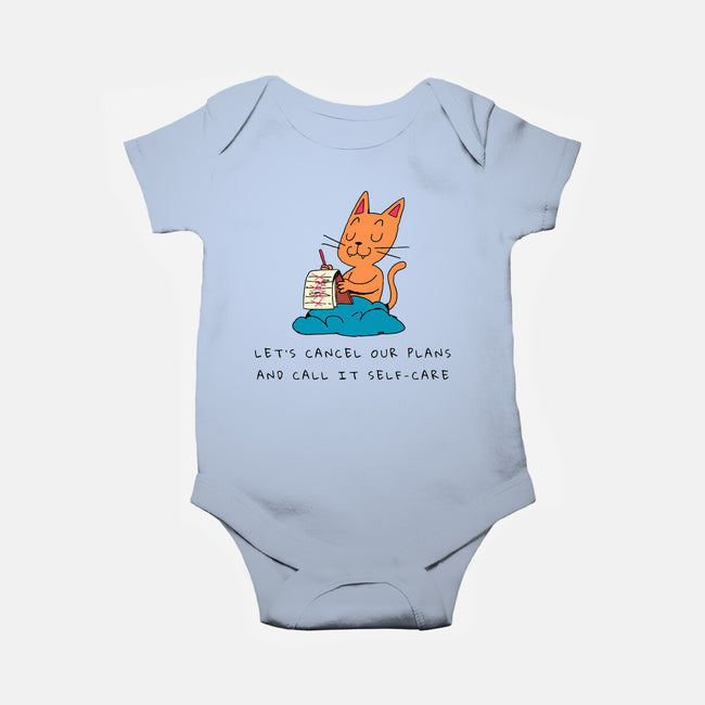 Let's Cancel Our Plans-Baby-Basic-Onesie-FunkVampire