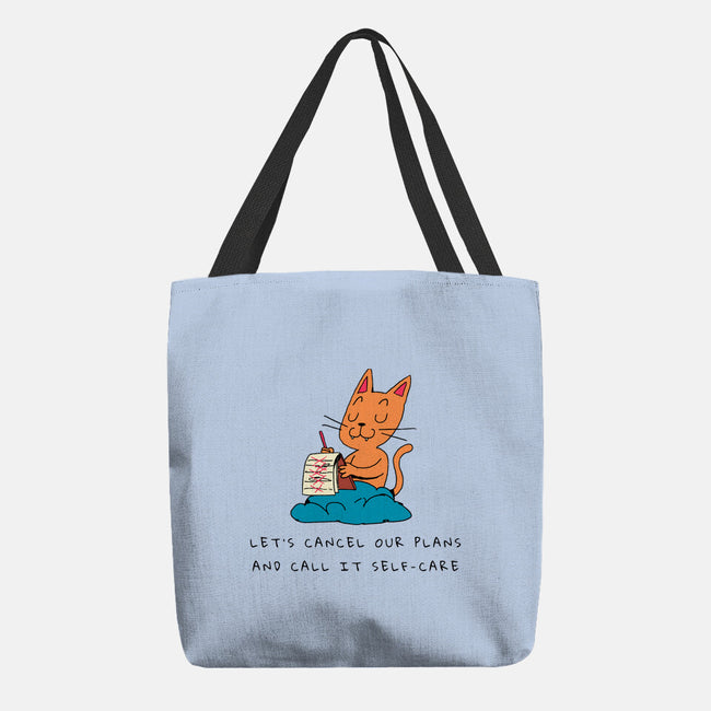 Let's Cancel Our Plans-None-Basic Tote-Bag-FunkVampire