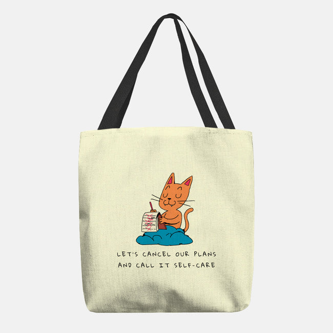 Let's Cancel Our Plans-None-Basic Tote-Bag-FunkVampire