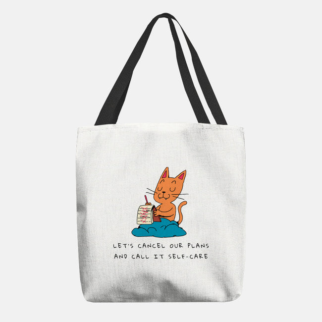 Let's Cancel Our Plans-None-Basic Tote-Bag-FunkVampire