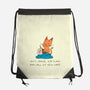 Let's Cancel Our Plans-None-Drawstring-Bag-FunkVampire