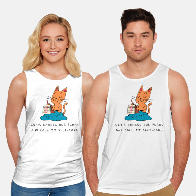 Let's Cancel Our Plans-Unisex-Basic-Tank-FunkVampire