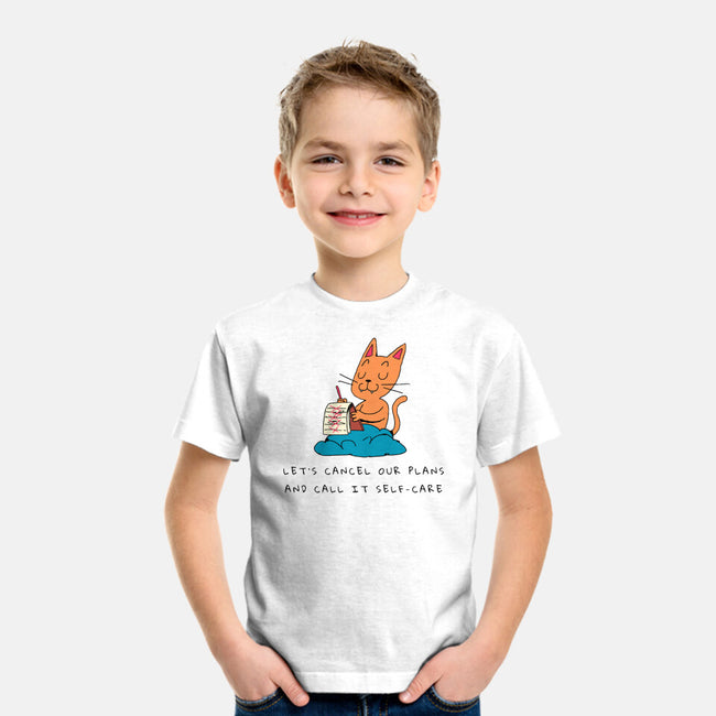 Let's Cancel Our Plans-Youth-Basic-Tee-FunkVampire