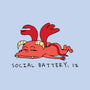 Social Battery Running Low-None-Glossy-Sticker-FunkVampire