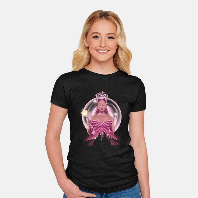 Wicked Pink-Womens-Fitted-Tee-rmatix