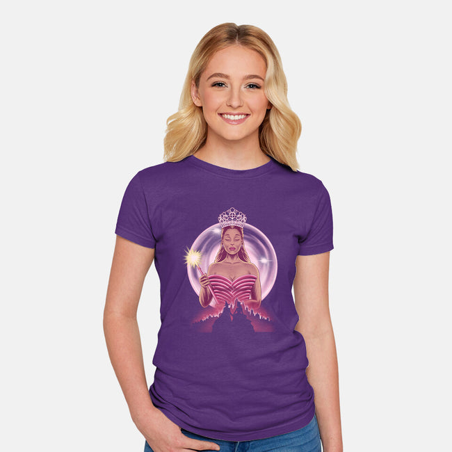 Wicked Pink-Womens-Fitted-Tee-rmatix