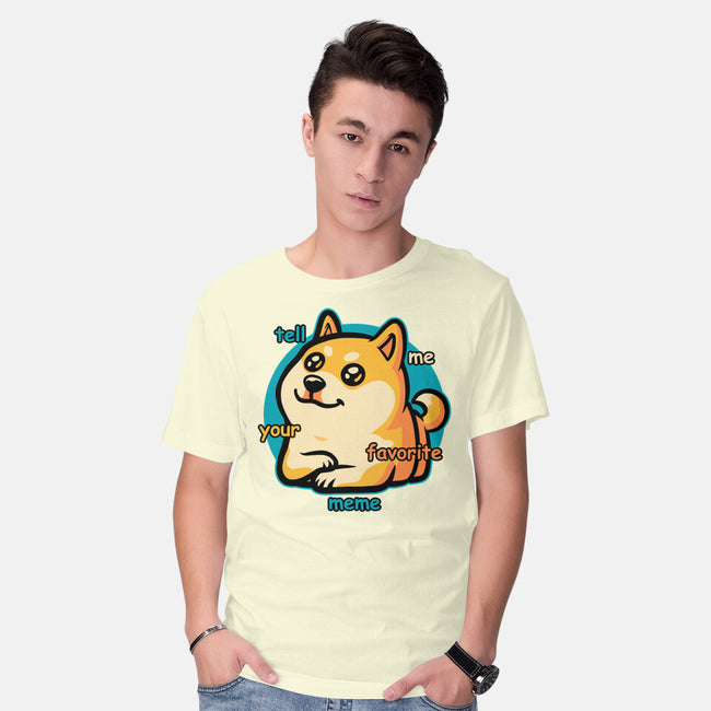 Favorite Meme Dog-Mens-Basic-Tee-Studio Mootant