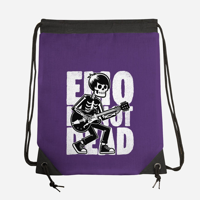 Emo Is Not Dead-None-Drawstring-Bag-Studio Mootant