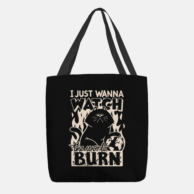 World Burn-None-Basic Tote-Bag-Getsousa!