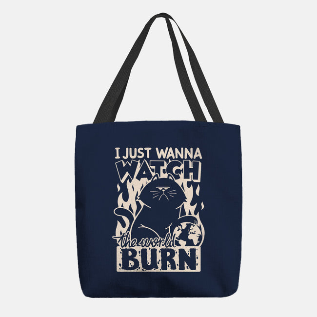 World Burn-None-Basic Tote-Bag-Getsousa!