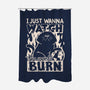 World Burn-None-Polyester-Shower Curtain-Getsousa!