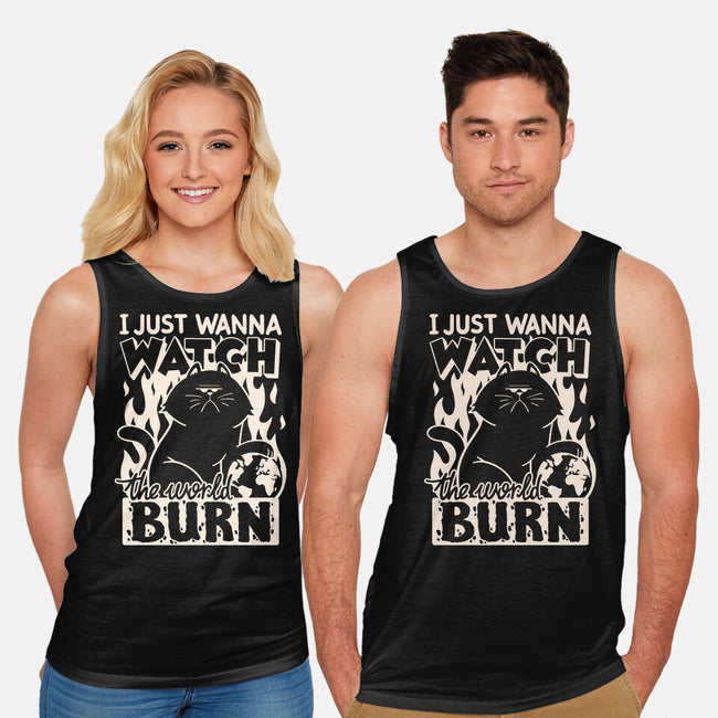 World Burn-Unisex-Basic-Tank-Getsousa!