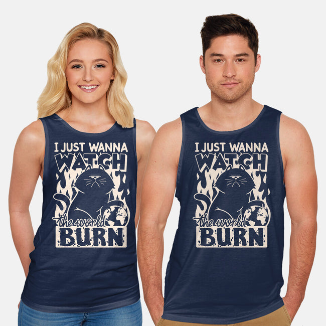 World Burn-Unisex-Basic-Tank-Getsousa!