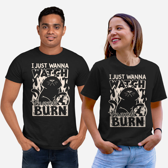 World Burn-Unisex-Basic-Tee-Getsousa!