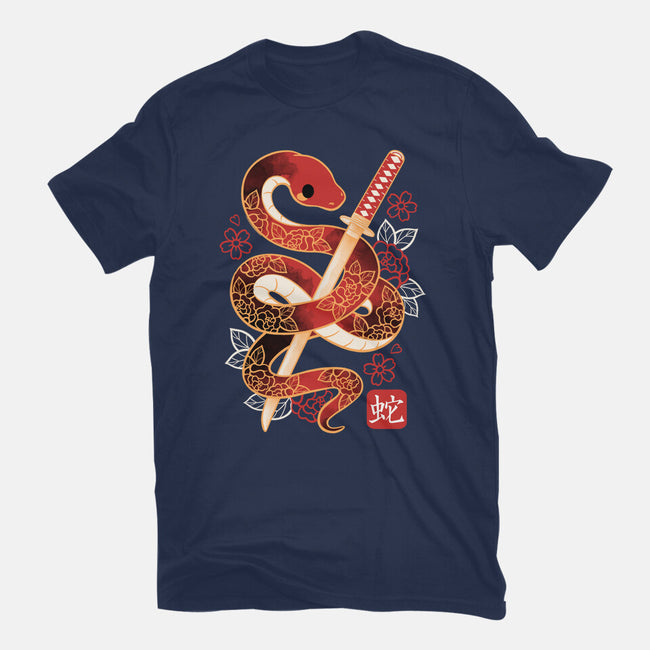 Chinese Cute Year Of The Snake-Womens-Basic-Tee-NemiMakeit