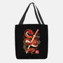 Chinese Cute Year Of The Snake-None-Basic Tote-Bag-NemiMakeit