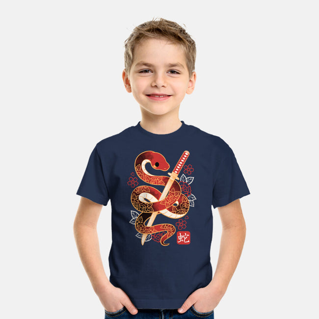 Chinese Cute Year Of The Snake-Youth-Basic-Tee-NemiMakeit