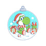 Dino Christmas-Youth-Crew Neck-Sweatshirt-Eoli Studio