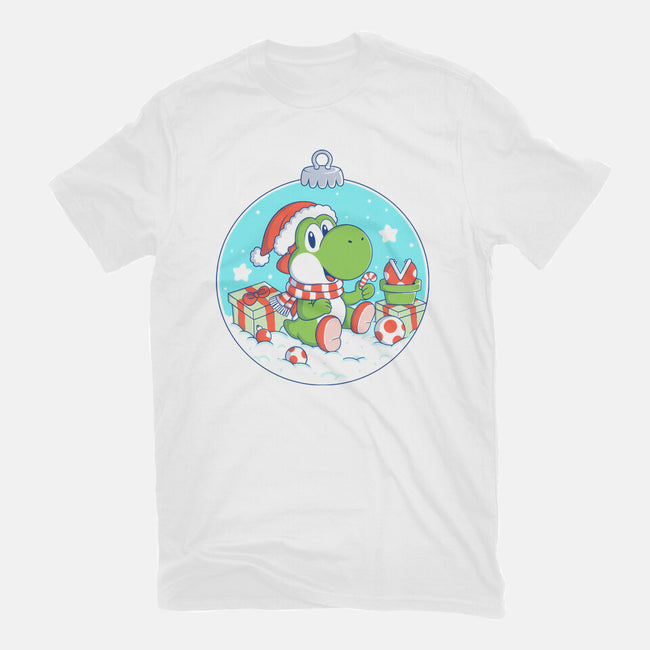 Dino Christmas-Youth-Basic-Tee-Eoli Studio