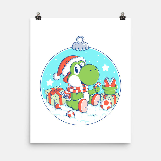 Dino Christmas-None-Matte-Poster-Eoli Studio