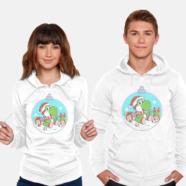 Dino Christmas-Unisex-Pullover-Sweatshirt-Eoli Studio