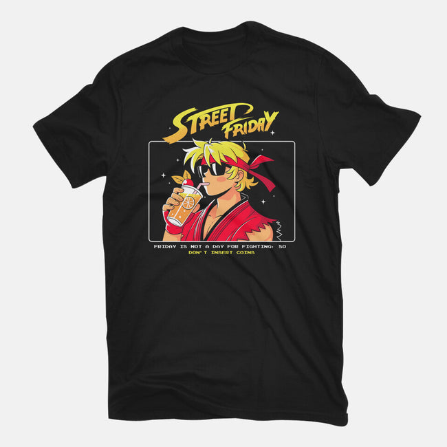 Street Friday-Womens-Fitted-Tee-Eoli Studio