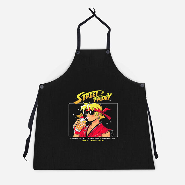 Street Friday-Unisex-Kitchen-Apron-Eoli Studio