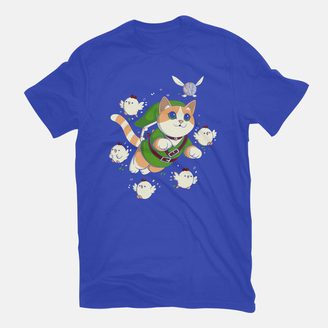 The Legend Of The Cat-Womens-Fitted-Tee-Eoli Studio