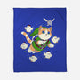 The Legend Of The Cat-None-Fleece-Blanket-Eoli Studio