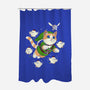 The Legend Of The Cat-None-Polyester-Shower Curtain-Eoli Studio