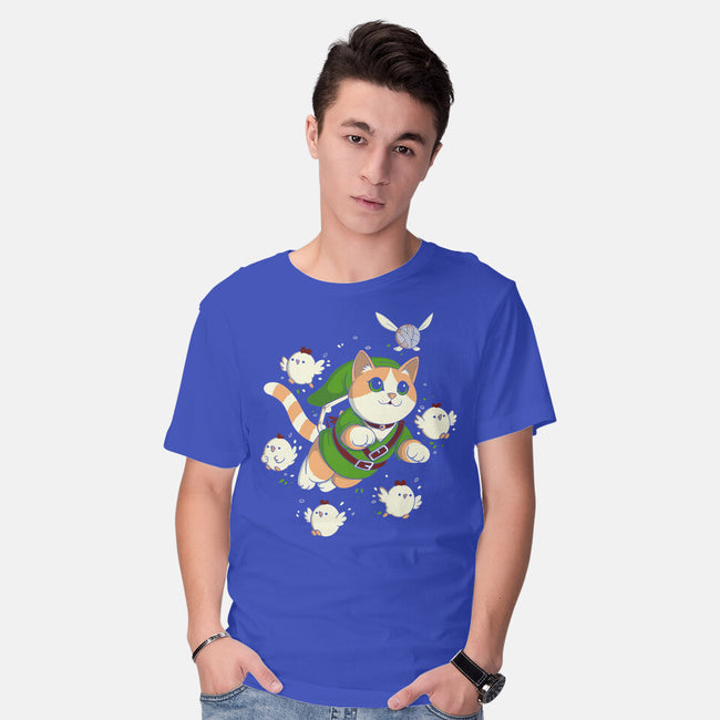 The Legend Of The Cat-Mens-Basic-Tee-Eoli Studio