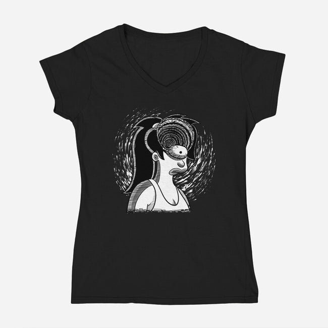 Spiralama-Womens-V-Neck-Tee-zascanauta