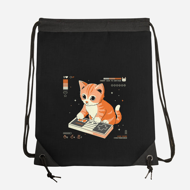 Cat Games-None-Drawstring-Bag-Eoli Studio