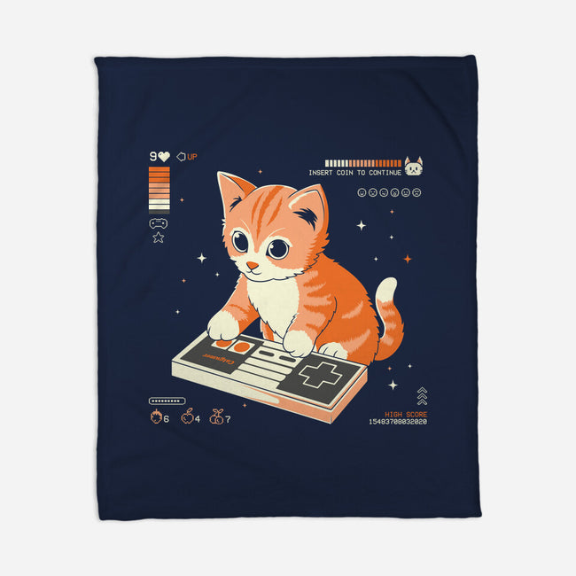 Cat Games-None-Fleece-Blanket-Eoli Studio