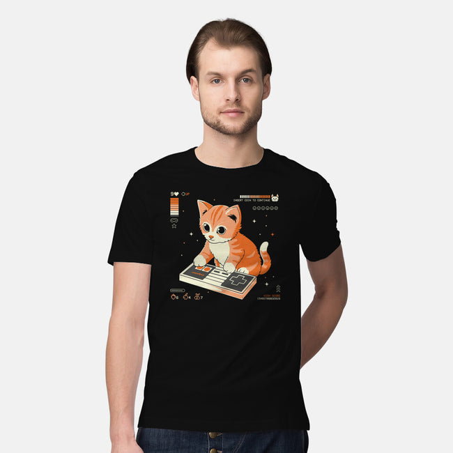 Cat Games-Mens-Premium-Tee-Eoli Studio