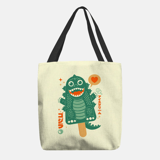 IceZilla-None-Basic Tote-Bag-Eoli Studio