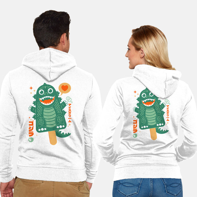 IceZilla-Unisex-Zip-Up-Sweatshirt-Eoli Studio