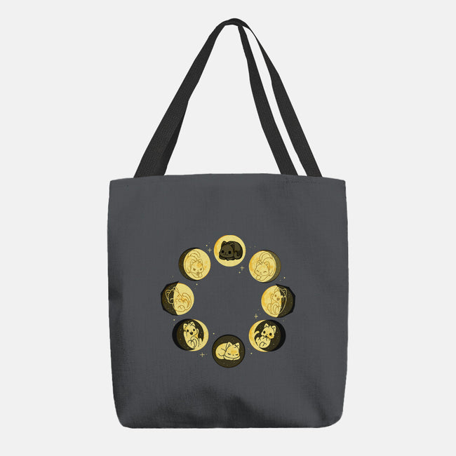 Moon Cat Phase-None-Basic Tote-Bag-Vallina84