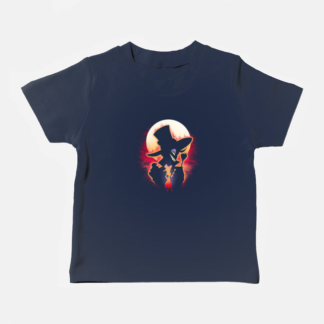 The Fallen Angel-Baby-Basic-Tee-dandingeroz