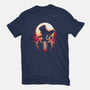 The Fallen Angel-Womens-Basic-Tee-dandingeroz