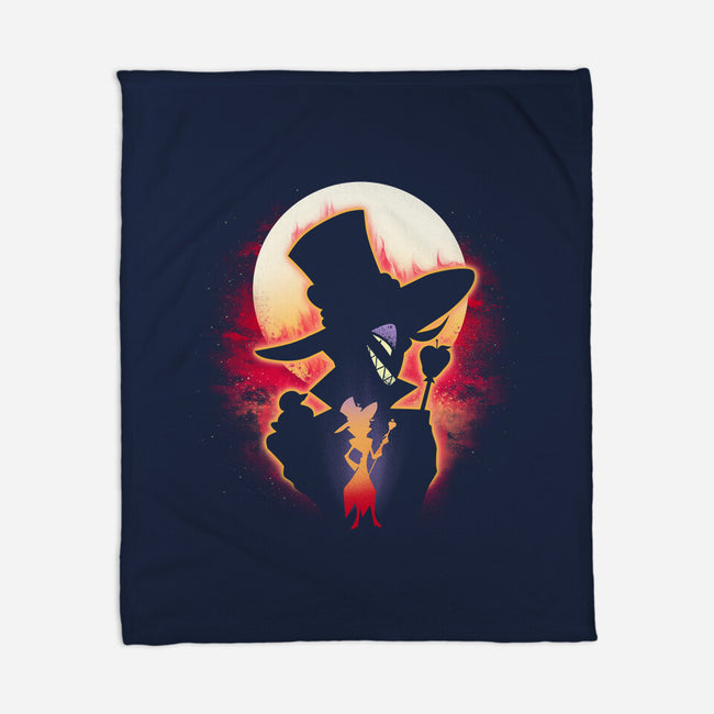 The Fallen Angel-None-Fleece-Blanket-dandingeroz