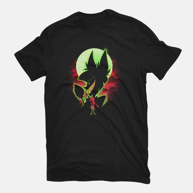 The Radio Demon Landscape-Mens-Premium-Tee-dandingeroz