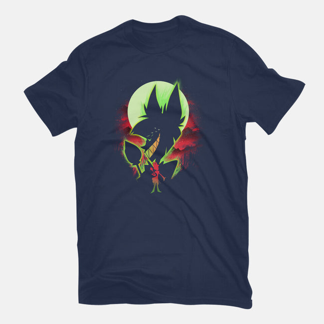 The Radio Demon Landscape-Unisex-Basic-Tee-dandingeroz