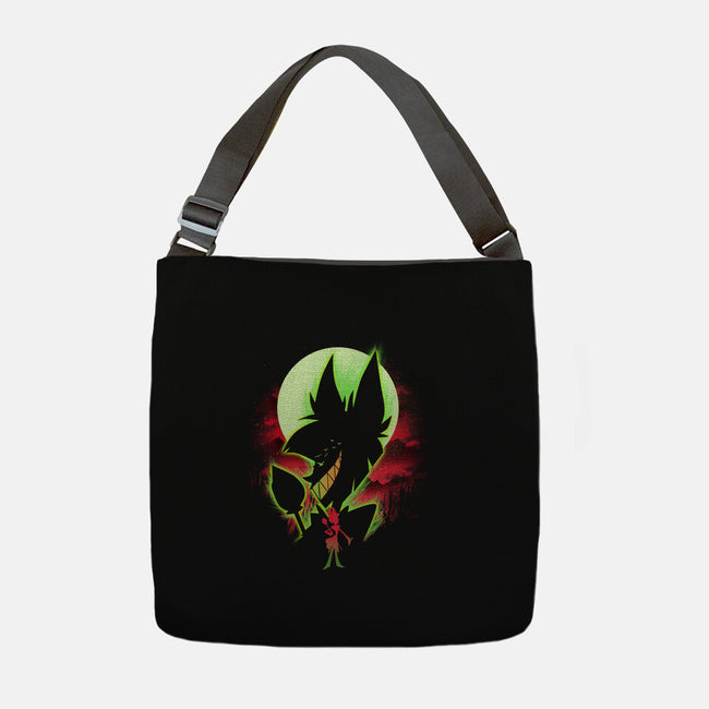 The Radio Demon Landscape-None-Adjustable Tote-Bag-dandingeroz