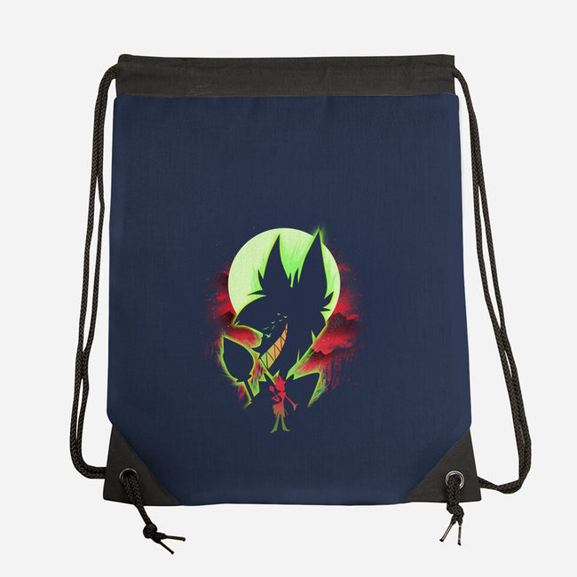 The Radio Demon Landscape-None-Drawstring-Bag-dandingeroz