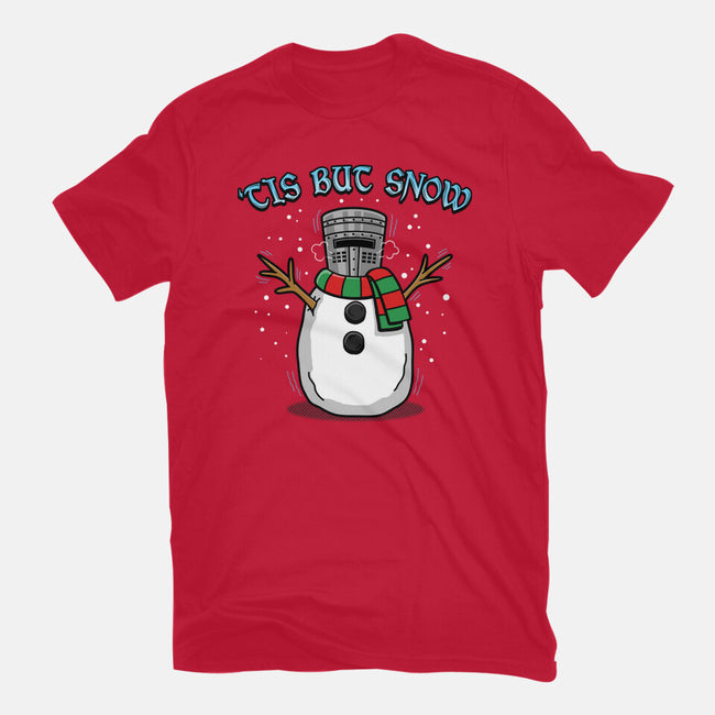 Tis But Snow-Womens-Fitted-Tee-Boggs Nicolas