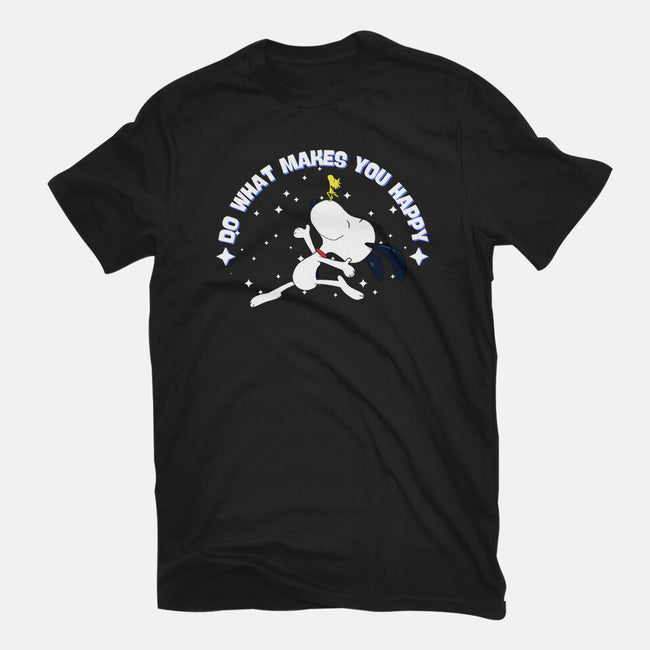 Do What Makes You Happy-Mens-Heavyweight-Tee-MaxoArt