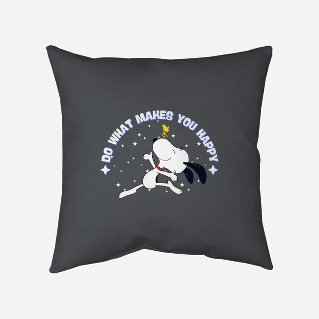 Do What Makes You Happy-None-Removable Cover w Insert-Throw Pillow-MaxoArt