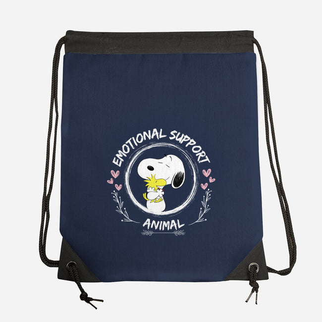 The Comforting Beagle-None-Drawstring-Bag-MaxoArt